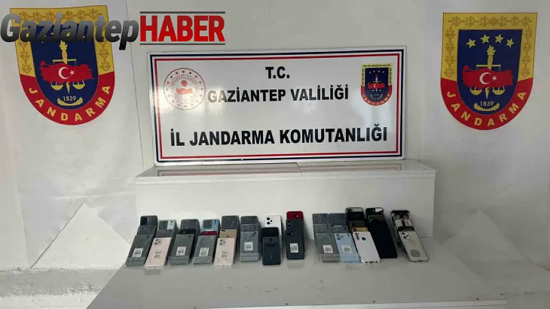 Gaziantep'te 867 bin TL değerinde kaçak telefon ele geçirildi