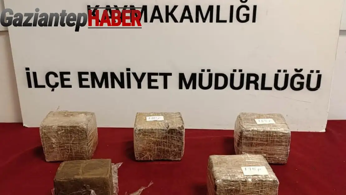 Gaziantep'te 9 kilo esrar ele geçirildi