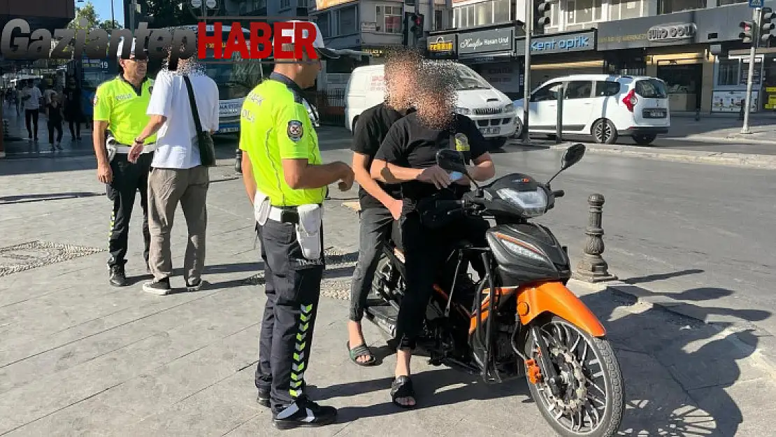 Gaziantep'te 93 motosiklet sürücüsüne 187 bin TL ceza