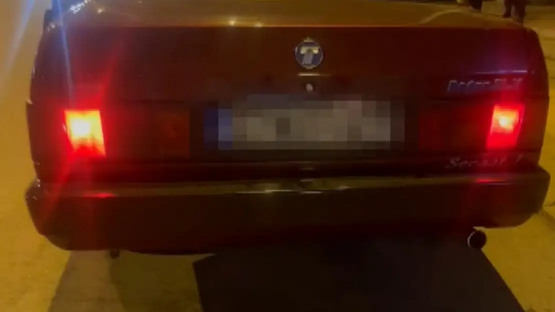 Gaziantep'te abartı egzoz bulunan 4 modifiye araca ceza