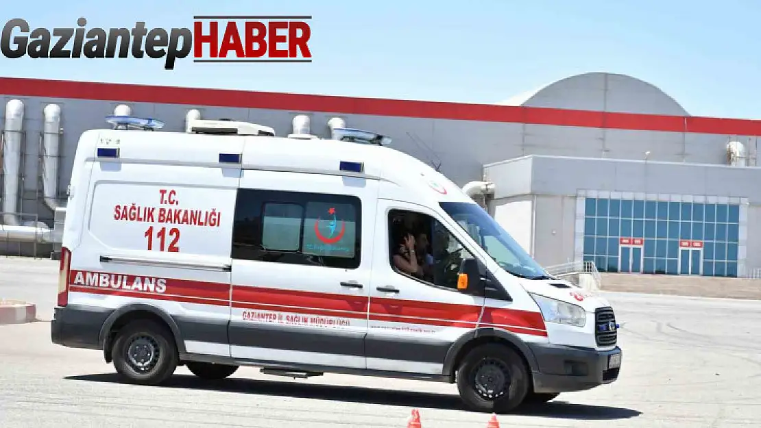 Gaziantep'te ambulans sürüş eğitimleri nefes kesti