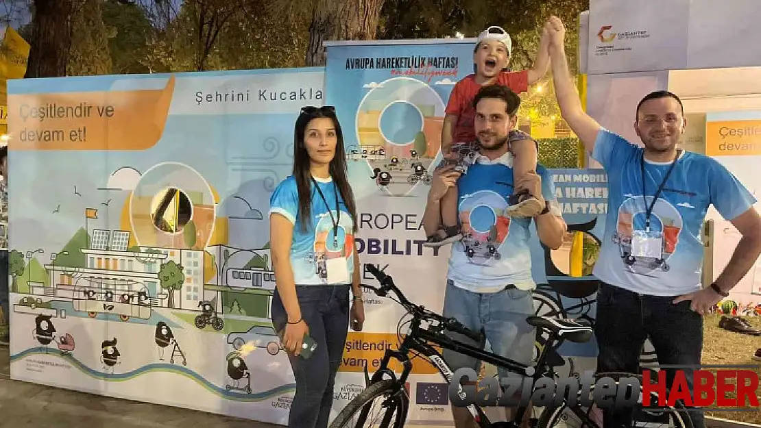 Gaziantep'te Avrupa hareketlilik haftası kutlanıyor