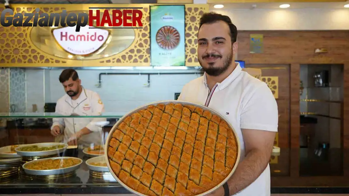 Gaziantep'te baklavacıların bayram yoğunluğu başladı