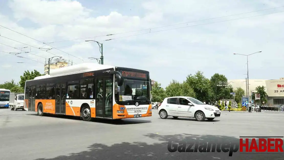 Gaziantep'te bayramda toplu taşıma ücretsiz olacak