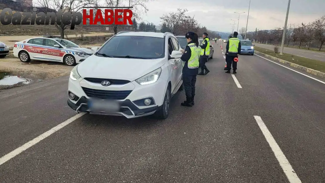 Gaziantep'te çakar lamba kullanan araçlara denetim