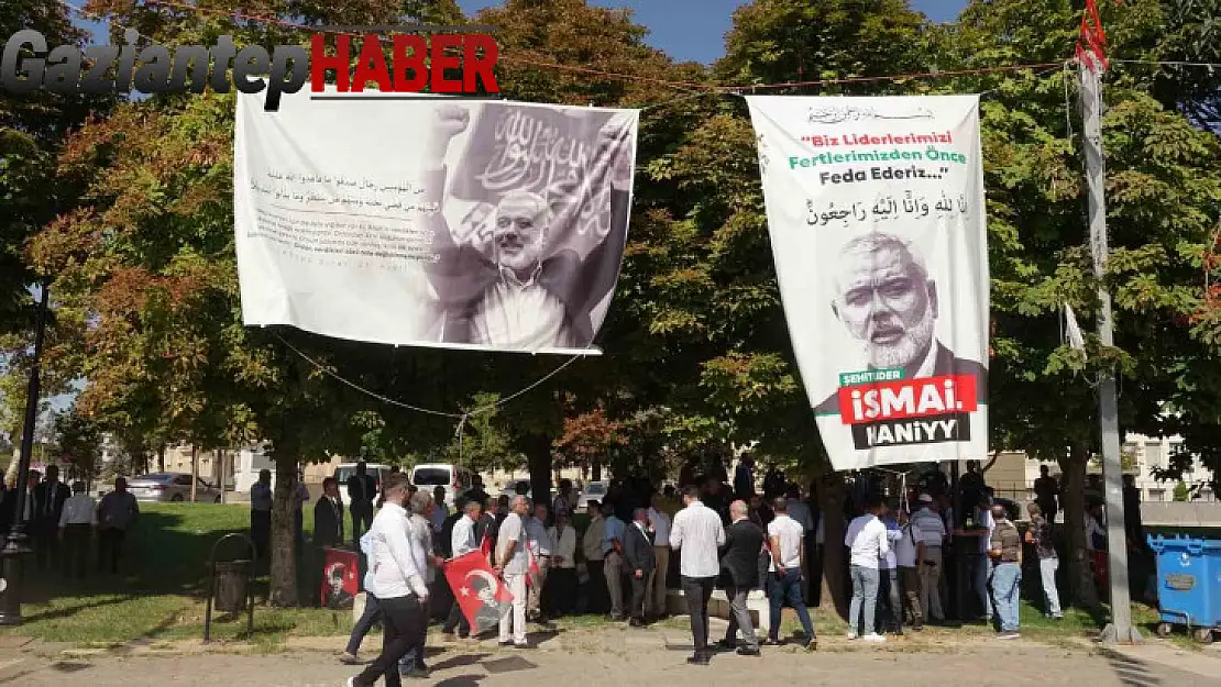 Gaziantep'te CHP'lilerden Haniye'nin posterine tepki