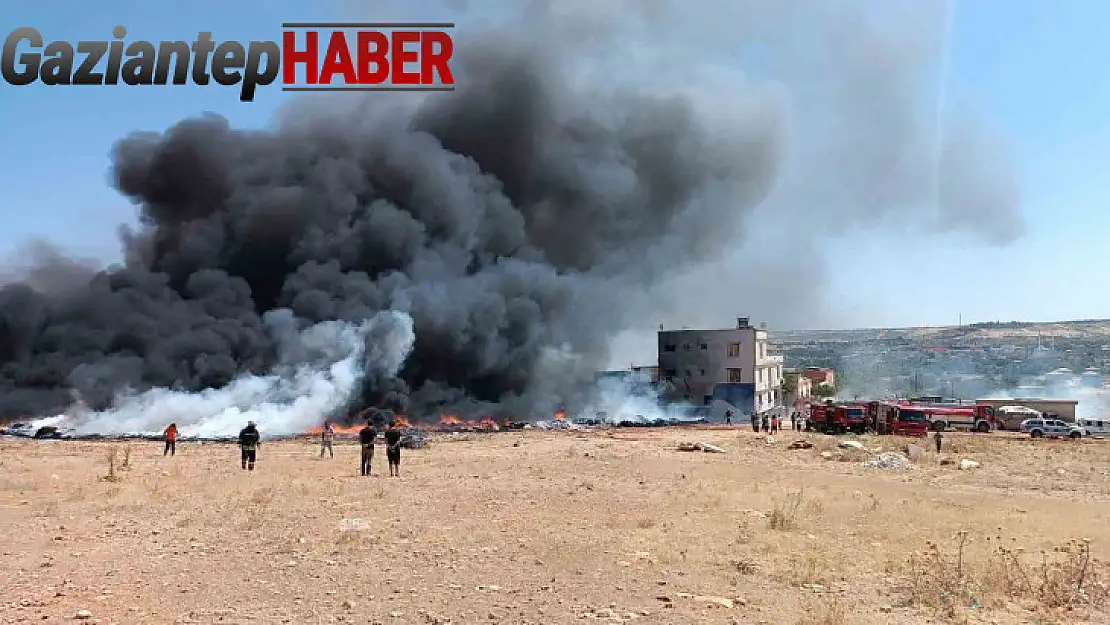 Gaziantep'te çöplük yangını korkuttu