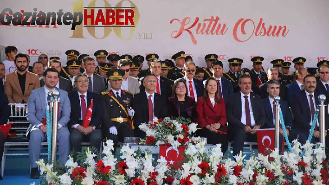 Gaziantep'te Cumhuriyet'in 100. Yılı coşkuyla kutlandı