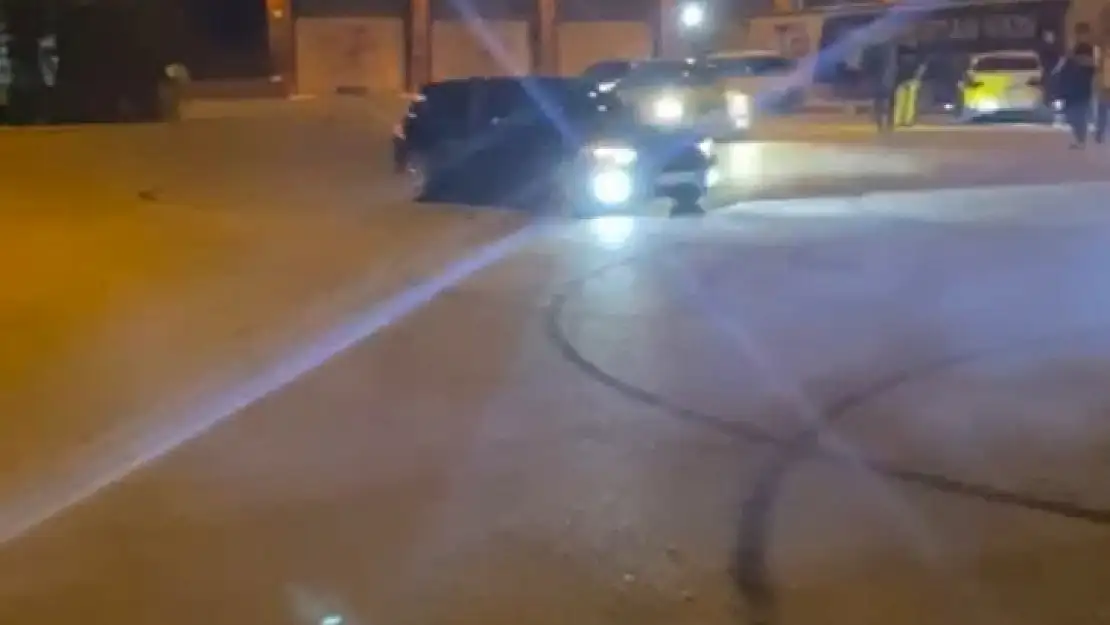 Gaziantep'te drift atan sürücüye 20 bin 342 lira ceza