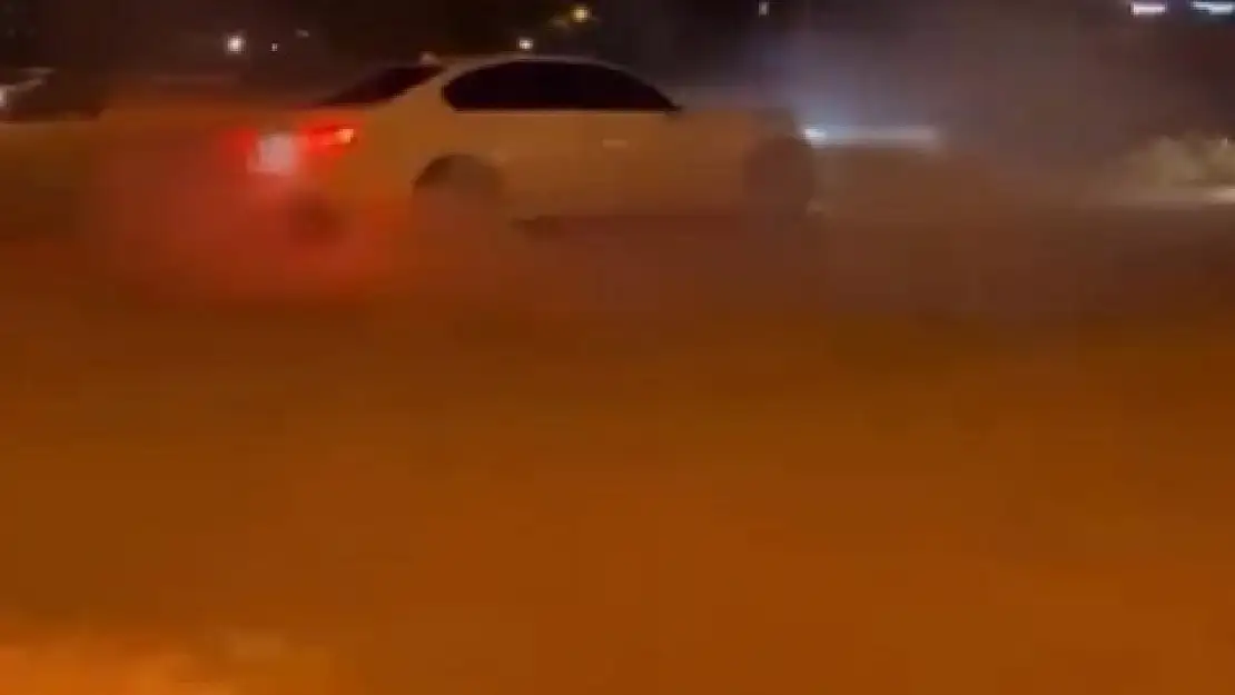 Gaziantep'te drift atarak tehlike saçan sürücüye 46 bin TL ceza