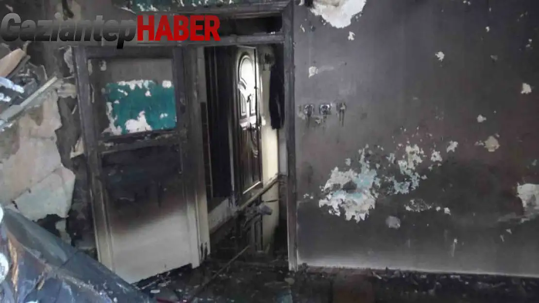 Gaziantep'te ev yangınında 3'ü çocuk 5 kişi yaralandı