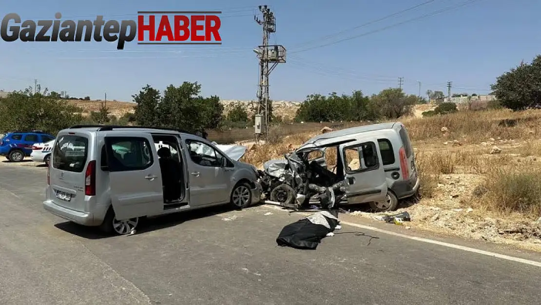 Gaziantep'te feci kaza: 1 ölü, 8 yaralı