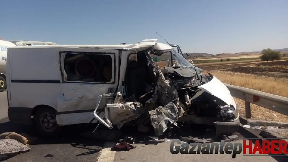 Gaziantep'te feci kaza: 2'si ağır 10 yaralı