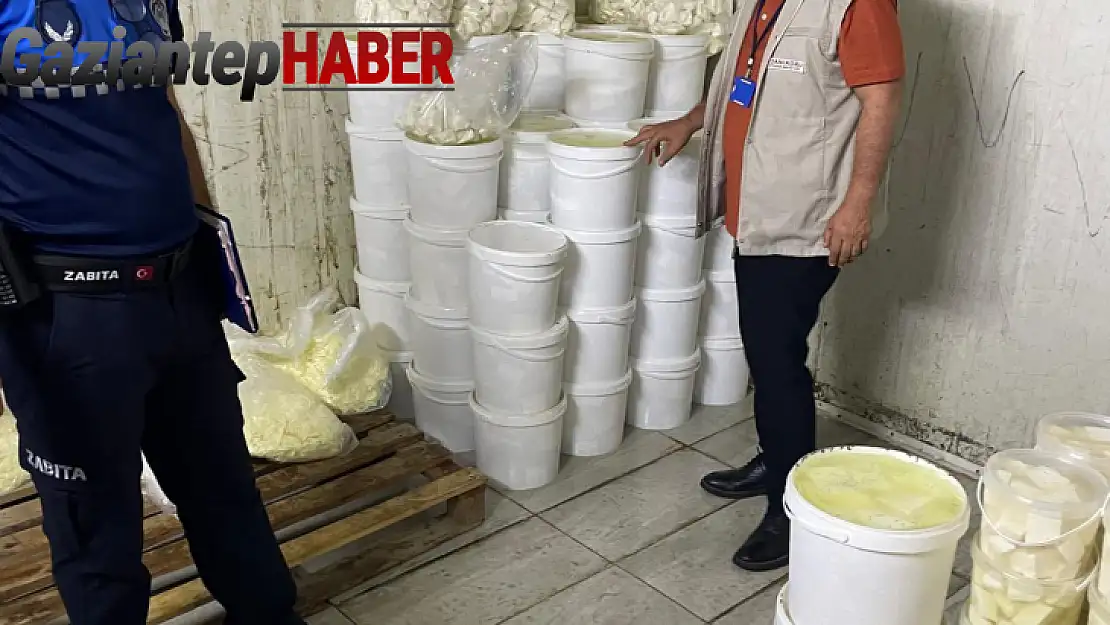 Gaziantep'te Güvenli Gıda Denetimleri: 1 Ton 112 Kg Hijyenik Olmayan Peynir Ürünü İmha Edildi