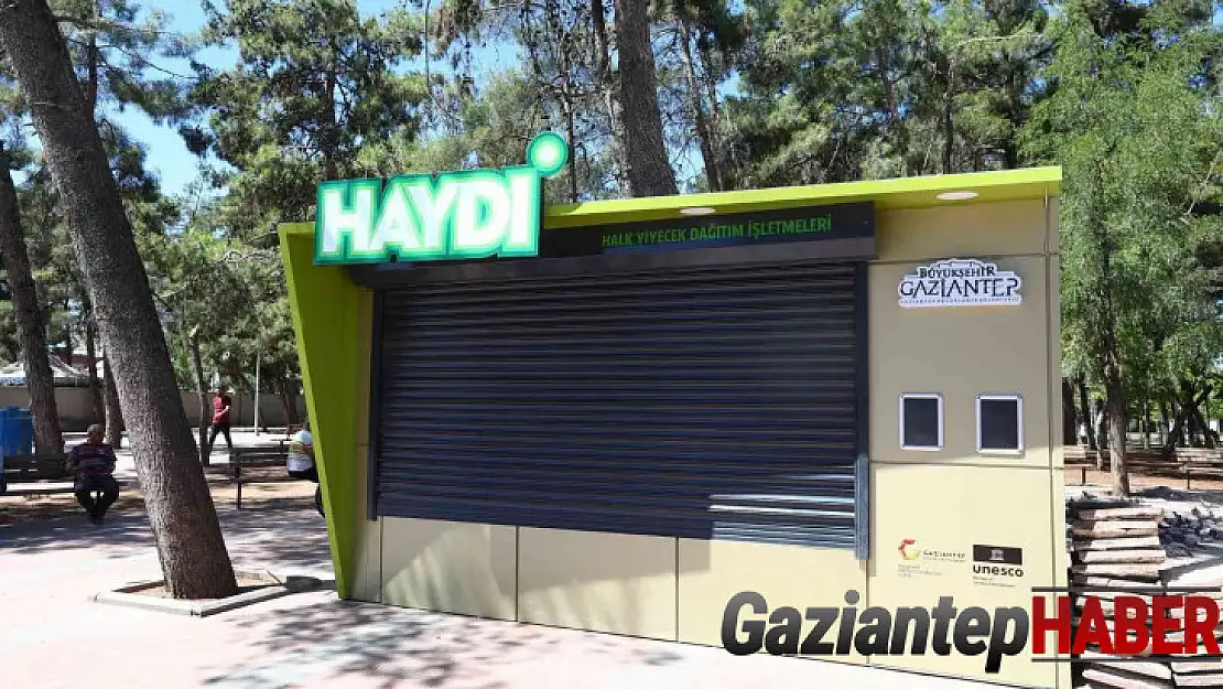 Gaziantep'te halk yiyecek büfeleri hizmet vermeye başlıyor