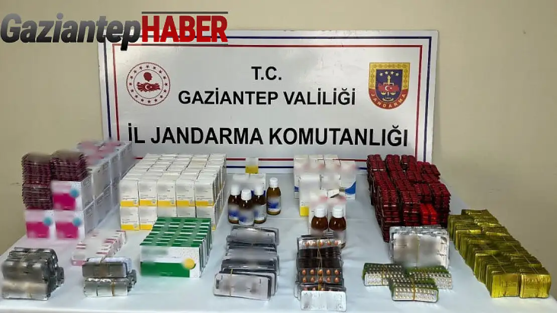 Gaziantep'te jandarmadan kaçak ilaç operasyonu: 2 gözaltı