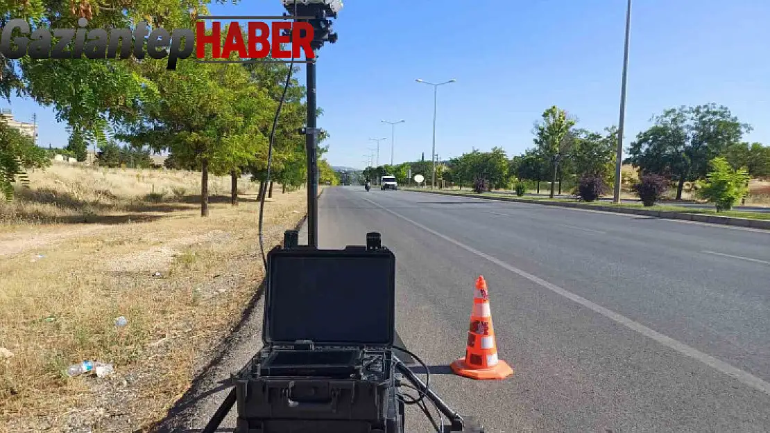 Gaziantep'te jandarmadan yerli radar sistemi ile yoğun trafik denetimi