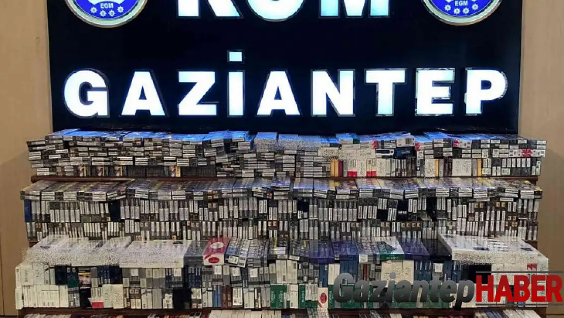 Gaziantep'te kaçak sigara operasyonu: 7 gözaltı