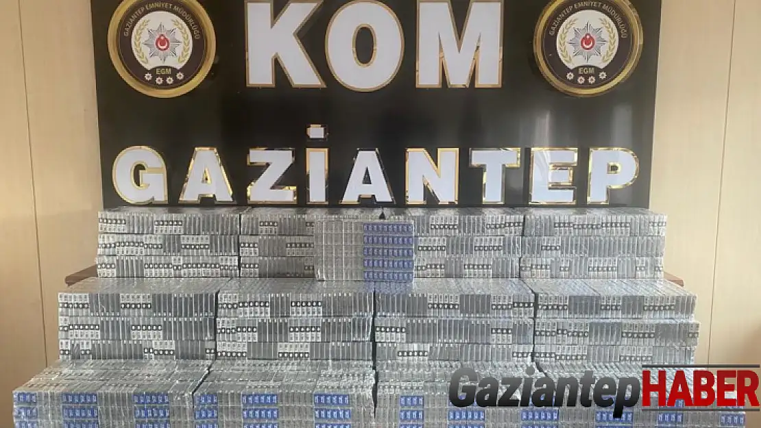 Gaziantep'te kaçak sigara ve akaryakıt operasyonu: 2 gözaltı