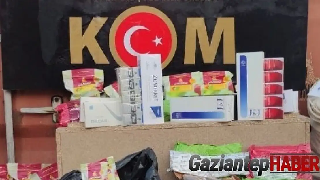 Gaziantep'te kargo ile kaçak sigara sevkiyatı