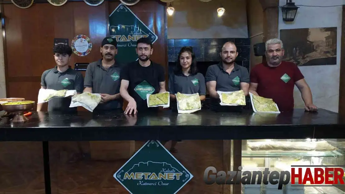 Gaziantep'te katmerciler Gastronomi Festivaline hazır