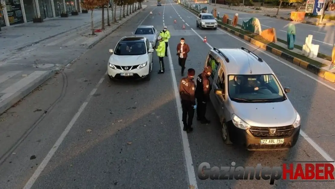 Gaziantep'te kısıtlamanın son gününde sürücülere ceza yağdı