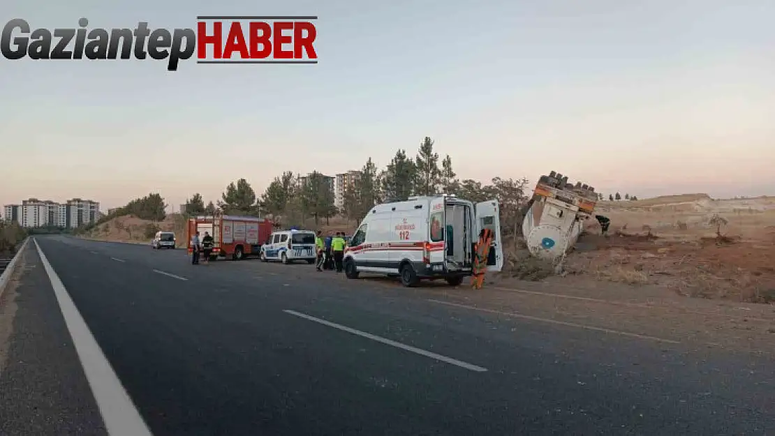 Gaziantep'te kontrolden çıkan hafriyat kamyonu aracı biçti: 1 ölü, 3 yaralı