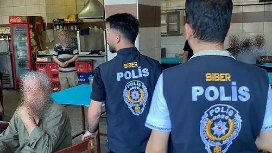 Gaziantep'te kumar oynandığı tespit edilen iş yerine baskın