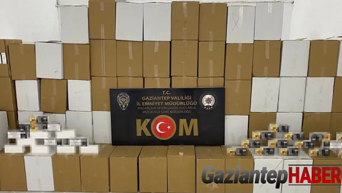 Gaziantep'te makaron baskını