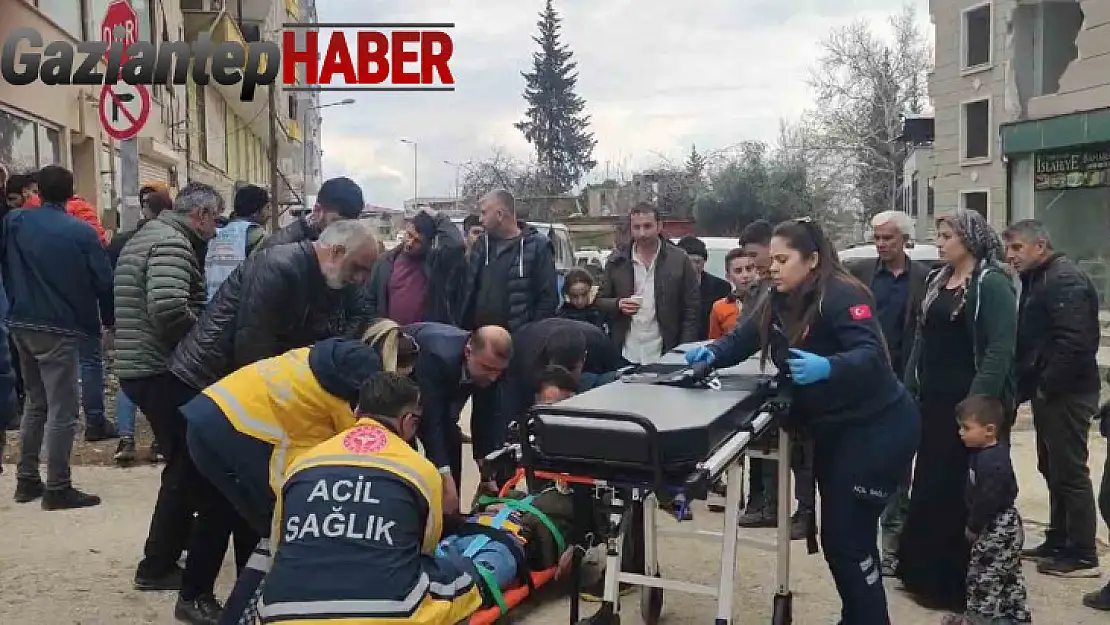 Gaziantep'te motosiklet ile otomobil çarpıştı: 1 yaralı