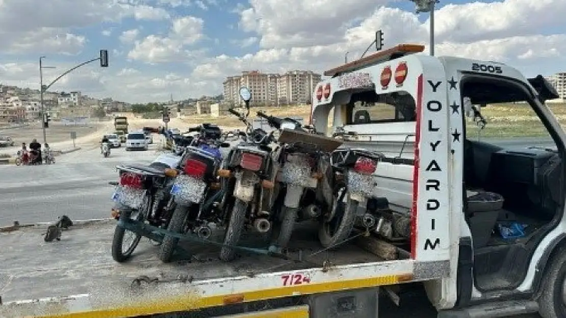 Gaziantep'te motosiklet uygulaması