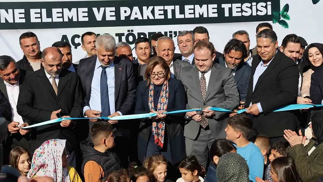 Gaziantep'te Nane Eleme ve Paketleme Tesisi'nin açılışı gerçekleşti