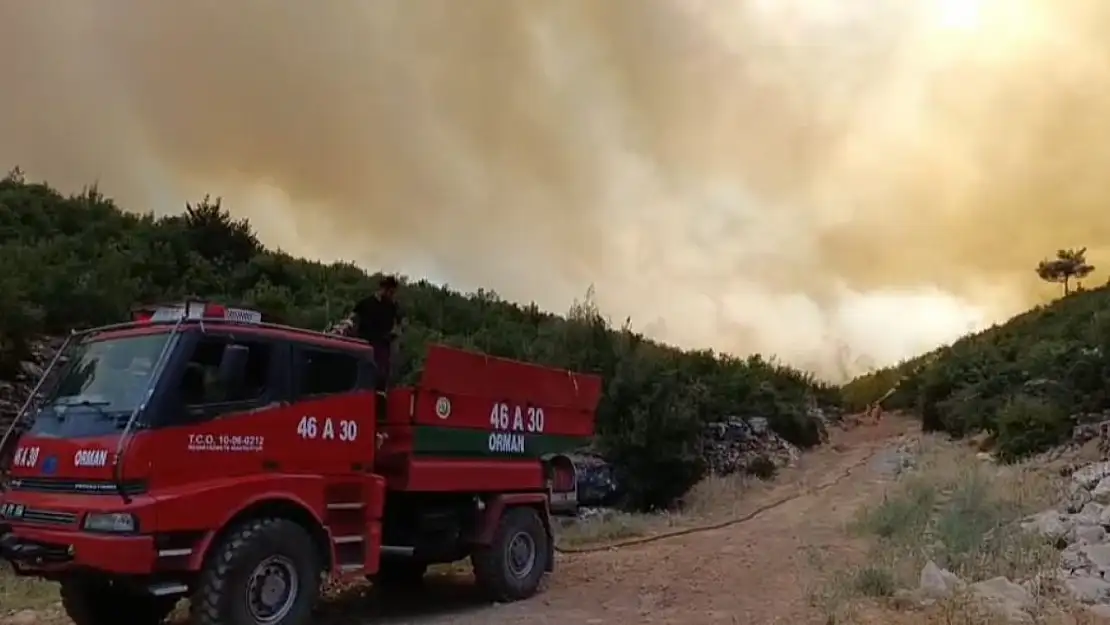 Gaziantep'te orman yangını: Yangına havadan ve karadan müdahale ediliyor