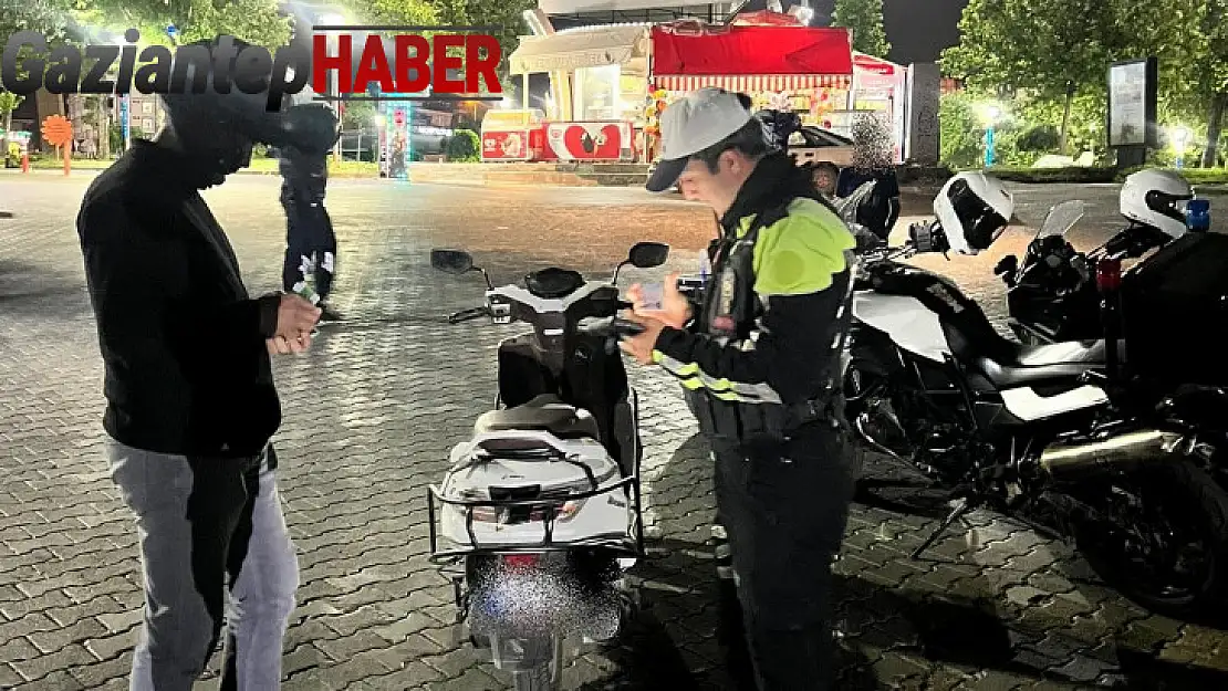 Gaziantep'te parklarda şok huzur-güven uygulaması