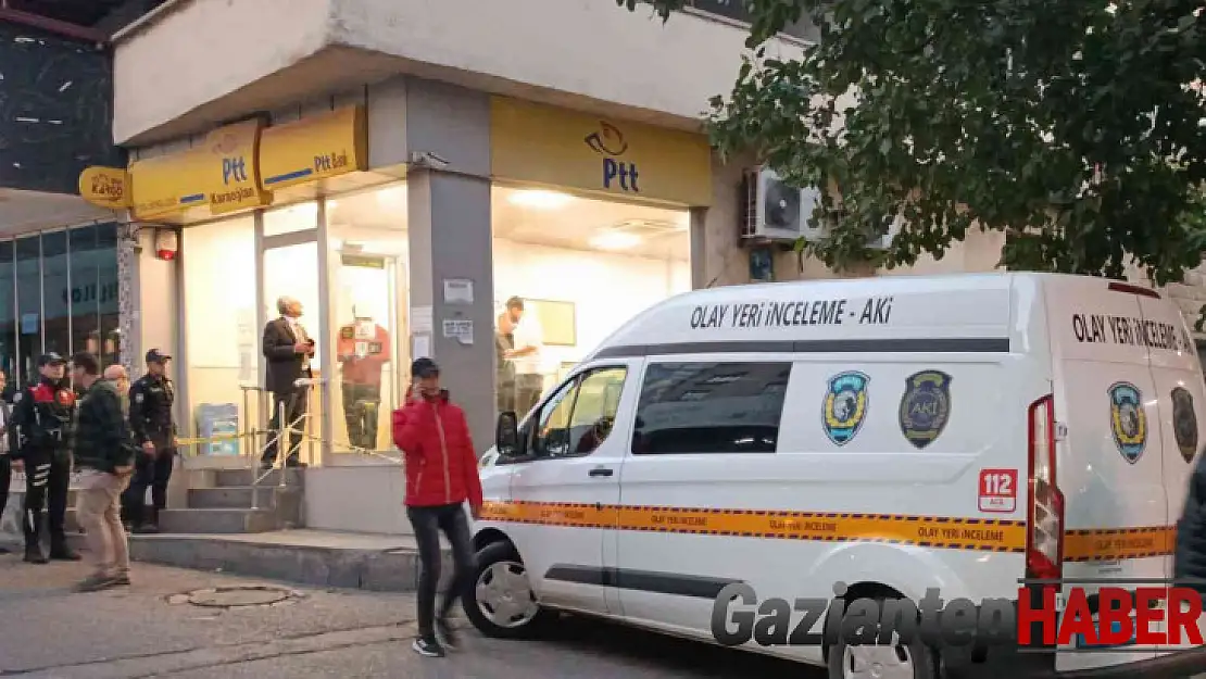 Gaziantep'te PTT şubesinde silahlı soygun