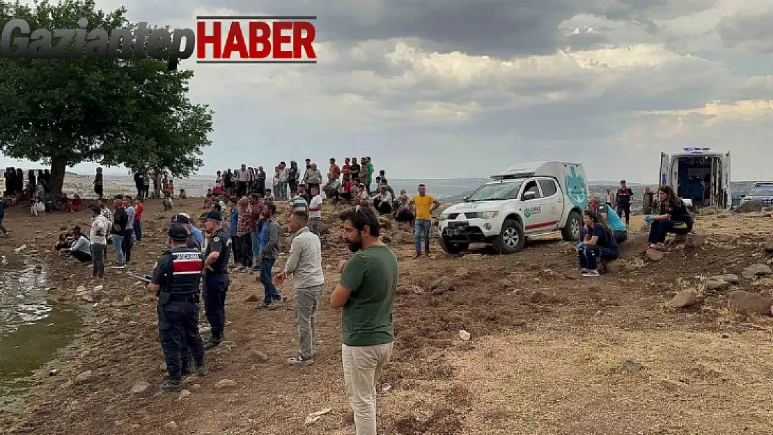 Gaziantep'te serinlemek için suya giren 3 kişiden 1'i boğulurken, 2 kişiyi arama çalışmaları sürüyor