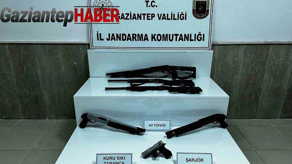 Gaziantep'te silah kaçakçılığı operasyonunda 9 kişi yakalandı