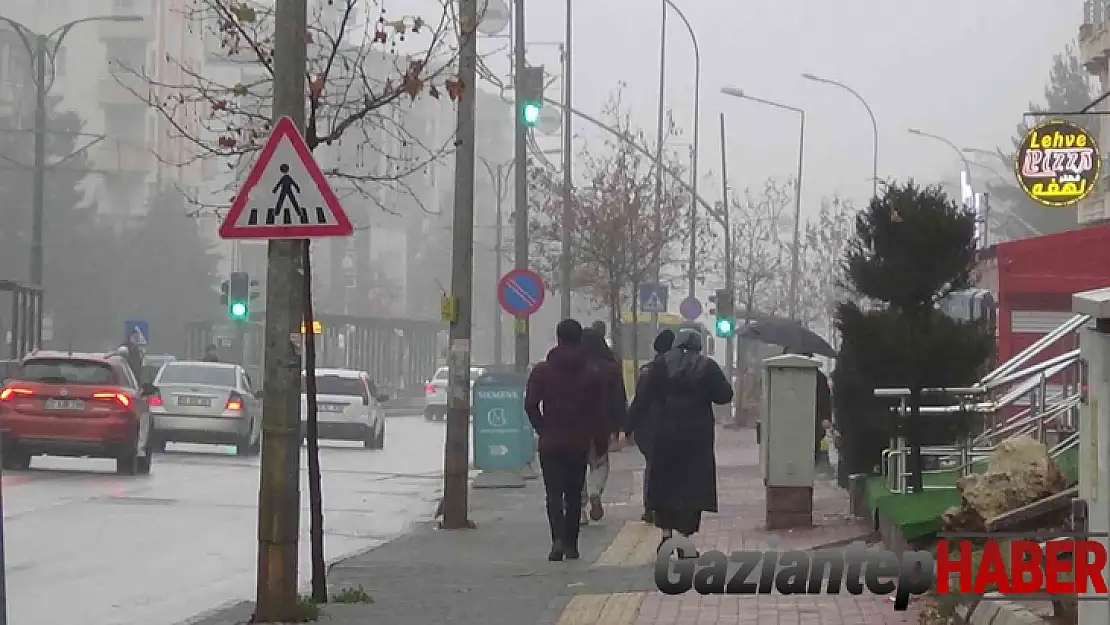 Gaziantep'te sis hayatı olumsuz etkiledi