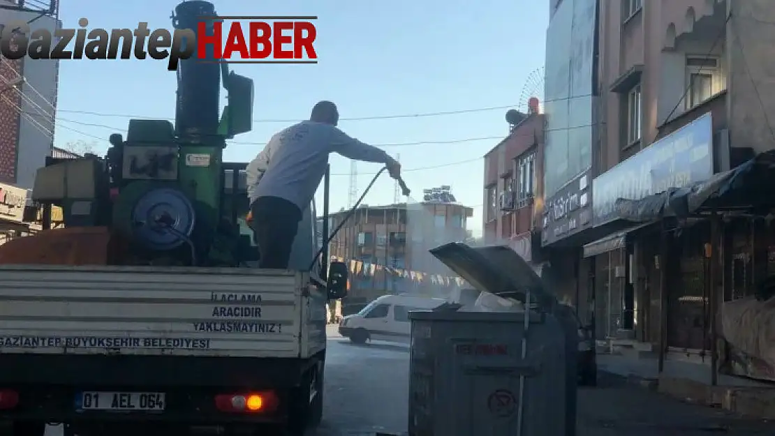 Gaziantep'te sivrisinek ve karasineklere karşı ilaçlama çalışmaları devam ediyor