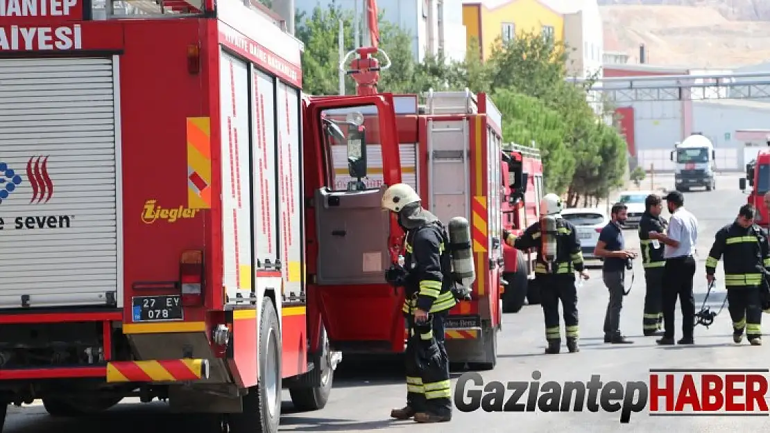 Gaziantep'te tahıl fabrikasında çıkan yangın korkuttu