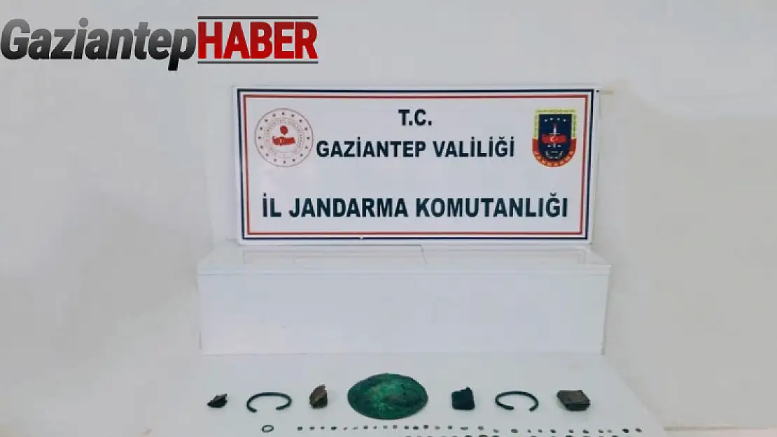 Gaziantep'te tarihi eser operasyonu: 2 gözaltı