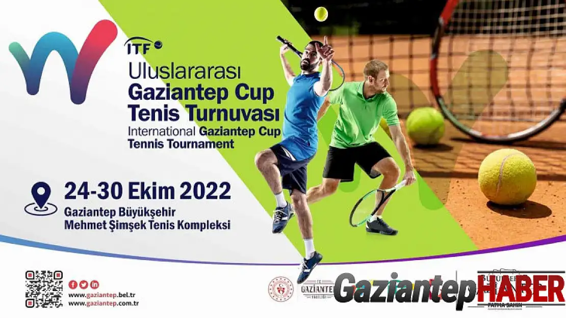 Gaziantep'te tenis turnuvası yapılacak