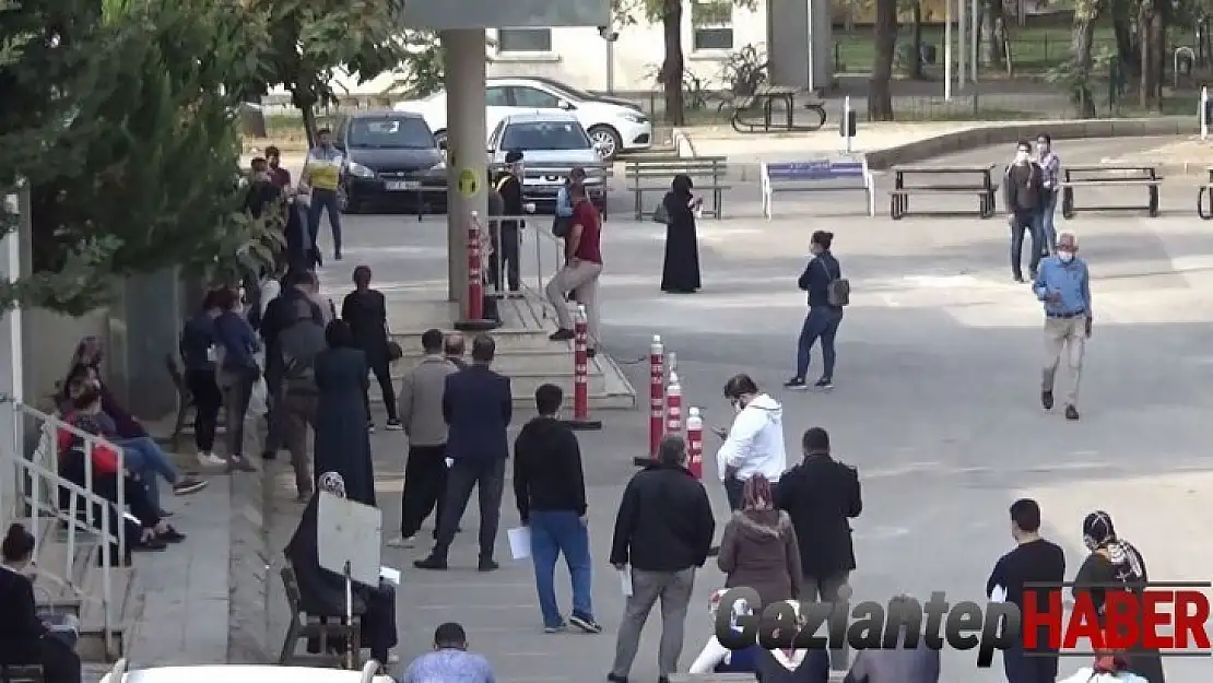 Gaziantep'te test kuyrukları uzadı Vali ikinci dalga için uyardı
