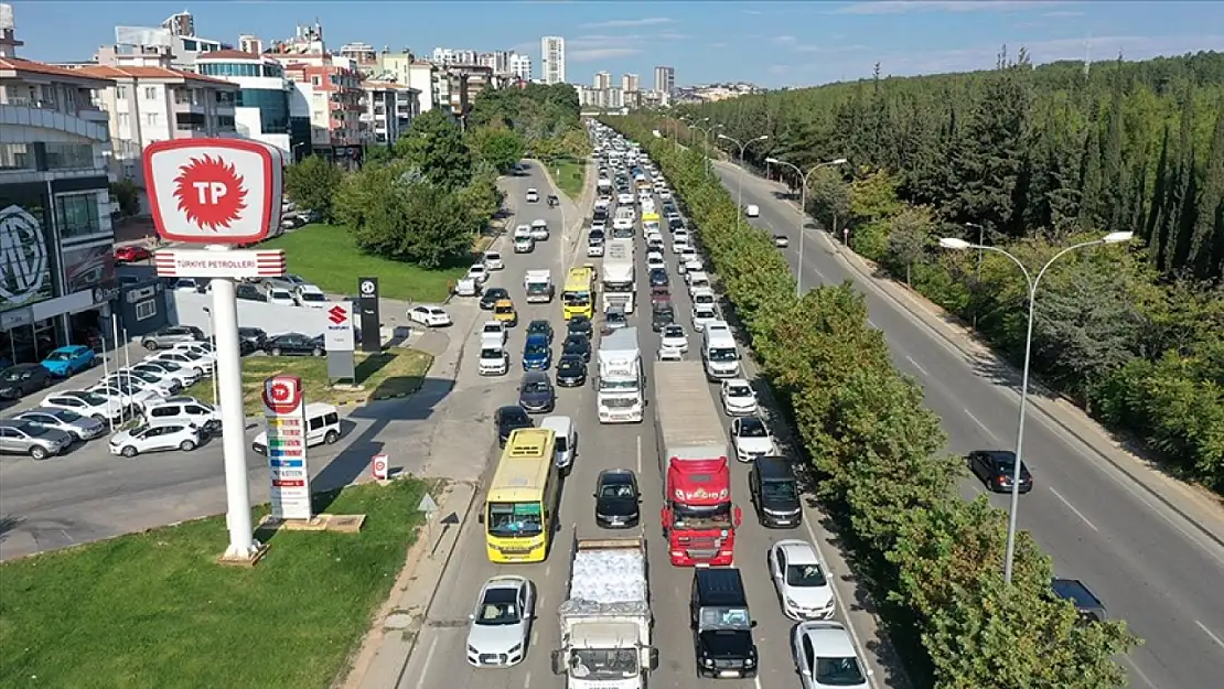 Gaziantep'te Trafiğe Kayıtlı Araç Sayısı 728 Bini Aştı