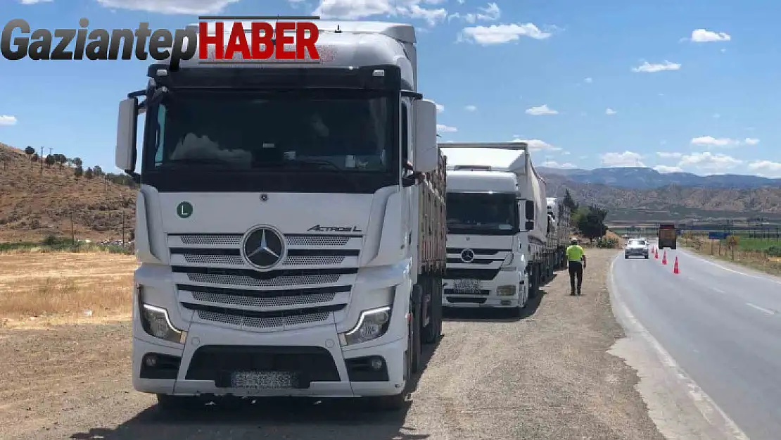 Gaziantep'te trafik denetimleri sürüyor