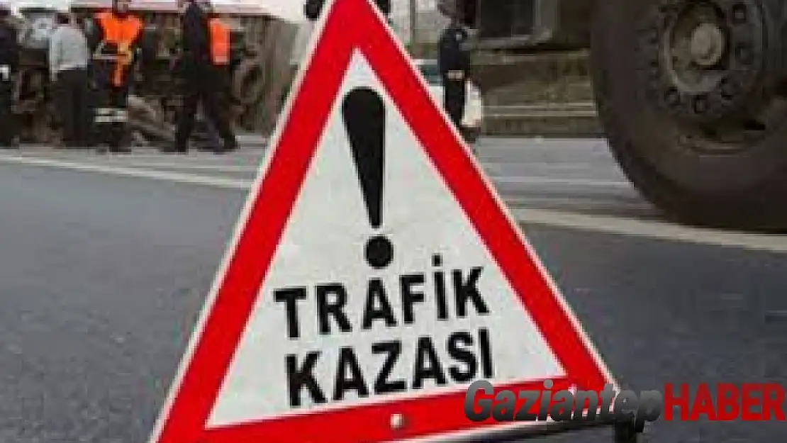 Gaziantep'te trafik kazası 2 yaralı