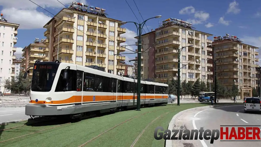 Gaziantep'te tramvay ve belediye otobüsleri 4 gün boyunca ücretsiz olacak