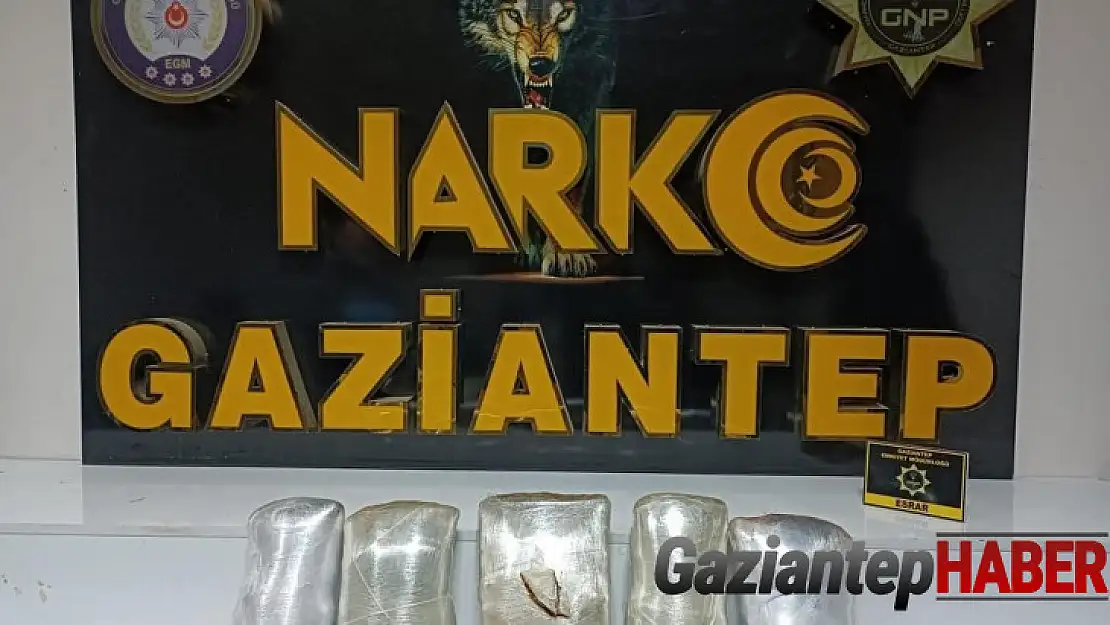 Gaziantep'te uyuşturucu operasyonu: 2 gözaltı