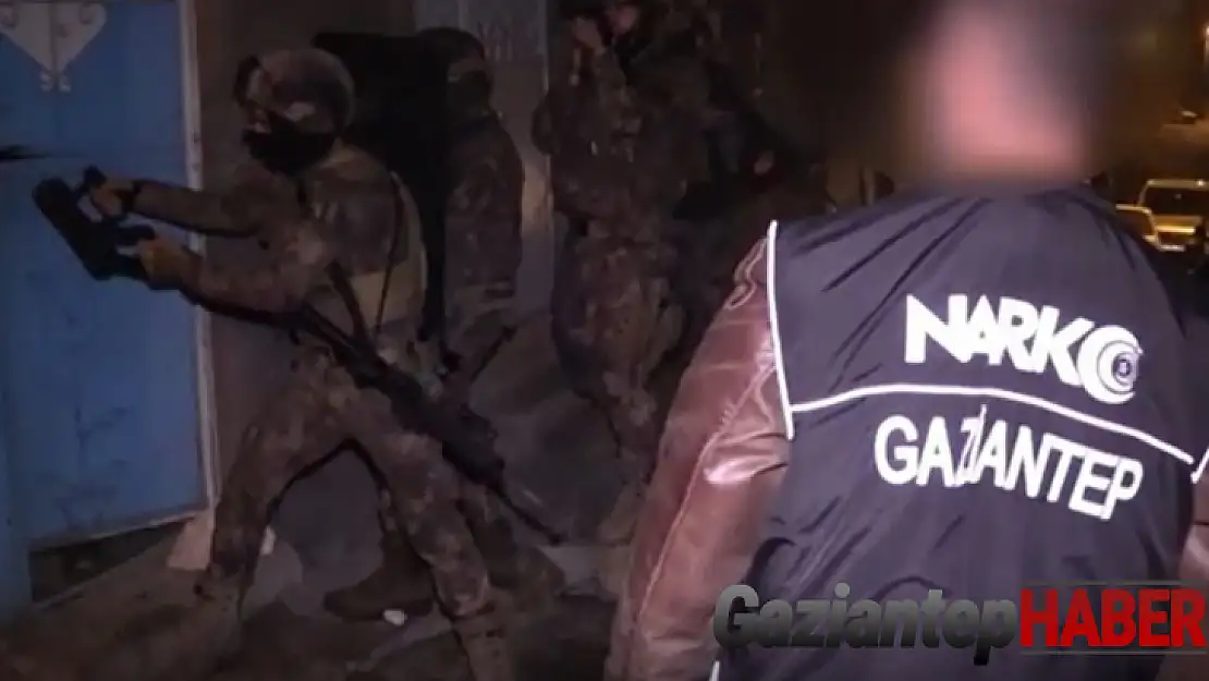 Gaziantep'te uyuşturucu taciri 39 şüpheli tutuklandı