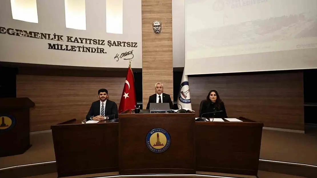 Gaziantep'te yeni yılın ilk meclis toplantısı yapıldı